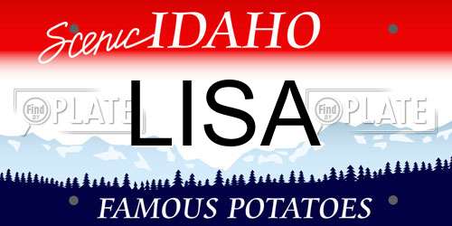 LISA Idaho License Plate