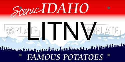 LITNV Idaho License Plate