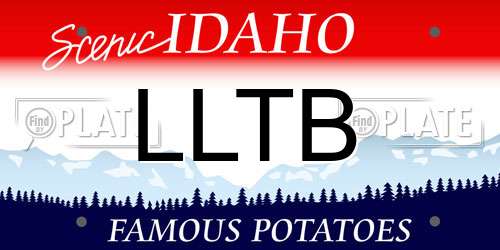 LLTB Idaho License Plate