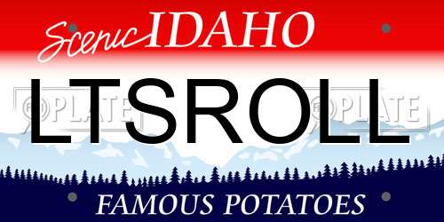 LTSROLL Idaho License Plate