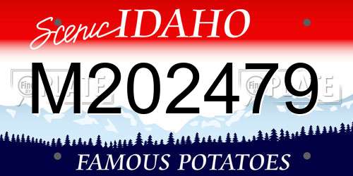 M202479 Idaho License Plate