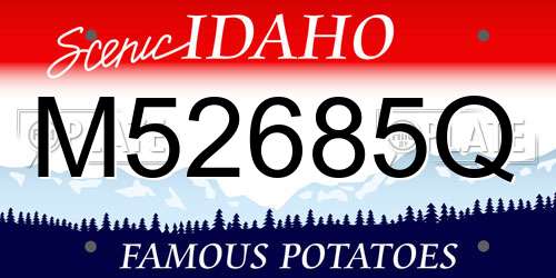 M52685Q Idaho License Plate