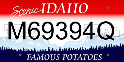 M69394Q Idaho License Plate