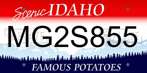 MG2S855 Idaho License Plate