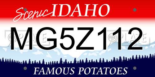 MG5Z112 Idaho License Plate