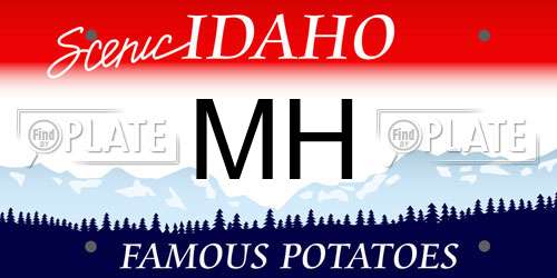 MH Idaho License Plate