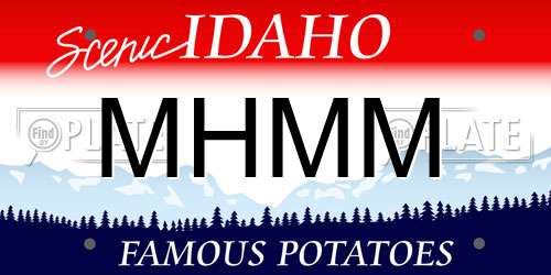 MHMM Idaho License Plate