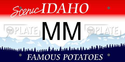 MM Idaho License Plate