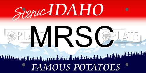 MRSC Idaho License Plate