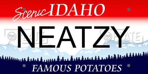 NEATZY Idaho License Plate