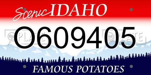 O609405 Idaho License Plate