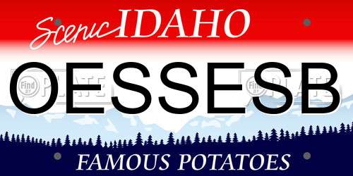 OESSESB Idaho License Plate
