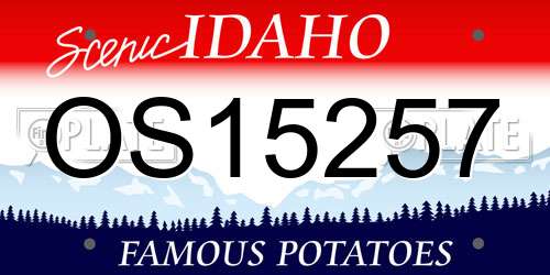 OS15257 Idaho License Plate