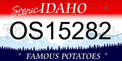 OS15282 Idaho License Plate