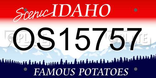 OS15757 Idaho License Plate