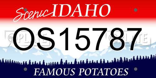 OS15787 Idaho License Plate