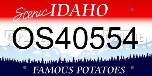 OS40554 Idaho License Plate
