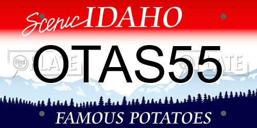 OTAS55 Idaho License Plate