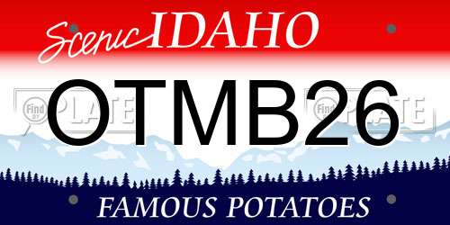 OTMB26 Idaho License Plate