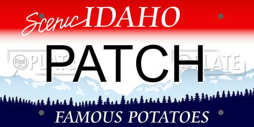 PATCH Idaho License Plate