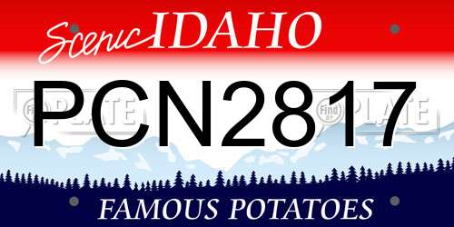 PCN2817 Idaho License Plate