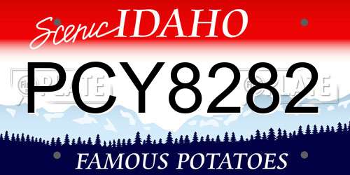 PCY8282 Idaho License Plate