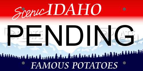 PENDING Idaho License Plate