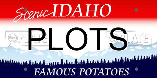 PLOTS license plate in ID state