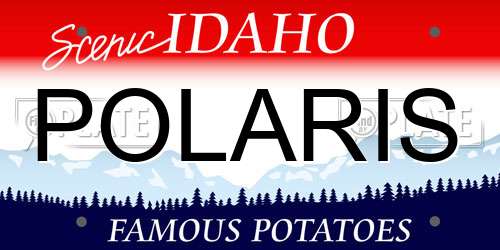 POLARIS Idaho License Plate