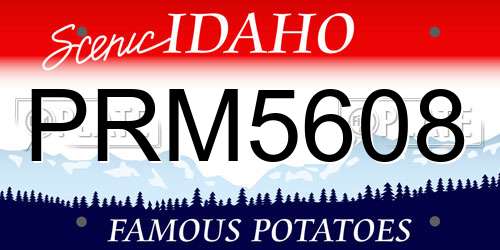 PRM5608 Idaho License Plate