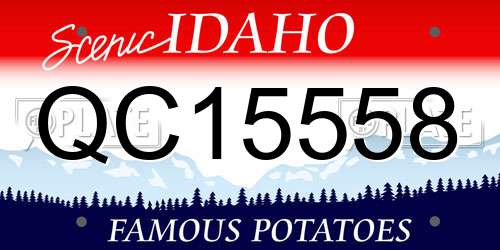 QC15558 Idaho License Plate