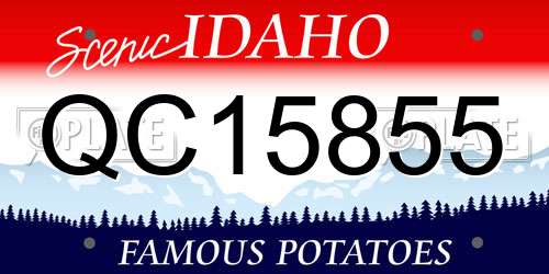 QC15855 Idaho License Plate