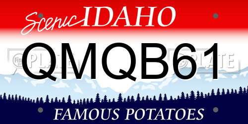 QMQB61 Idaho License Plate