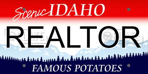REALTOR Idaho License Plate