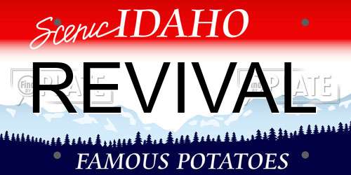 REVIVAL Idaho License Plate