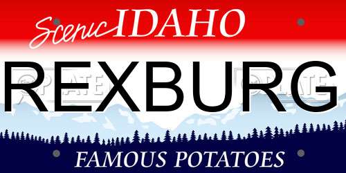 REXBURG Idaho License Plate
