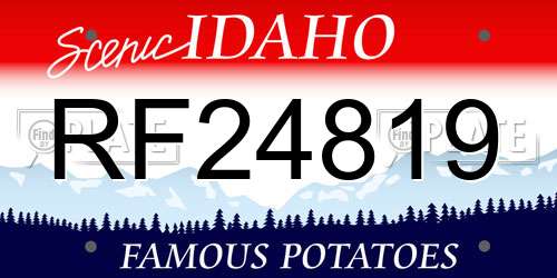 RF24819 Idaho License Plate