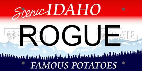 ROGUE Idaho License Plate