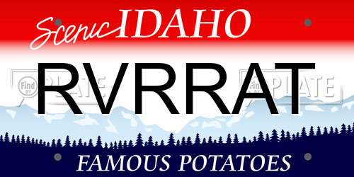 RVRRAT Idaho License Plate