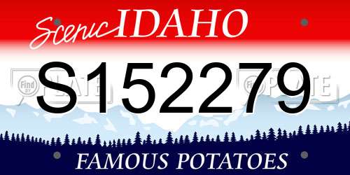 S152279 Idaho License Plate