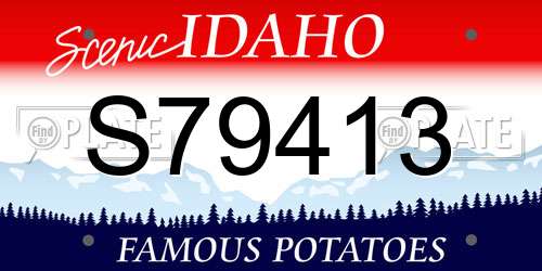 S79413 Idaho License Plate