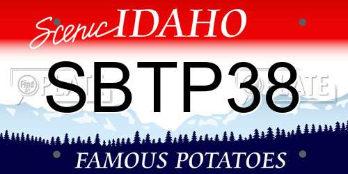 SBTP38 Idaho License Plate