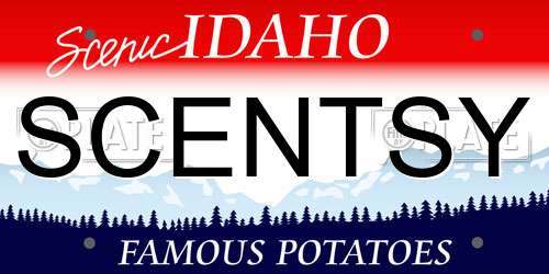 SCENTSY Idaho License Plate