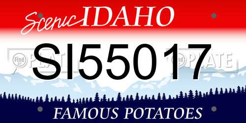 SI55017 Idaho License Plate