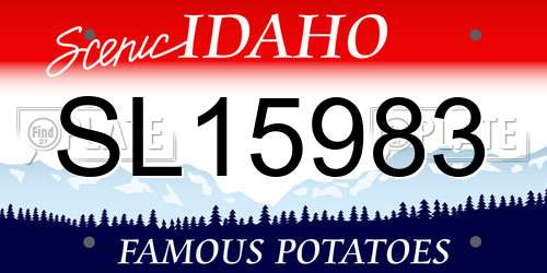 SL15983 Idaho License Plate