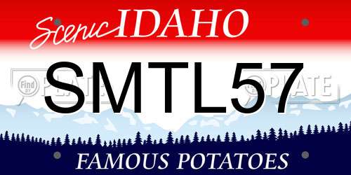 SMTL57 Idaho License Plate