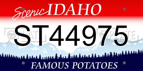 ST44975 Idaho License Plate