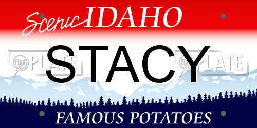 STACY Idaho License Plate