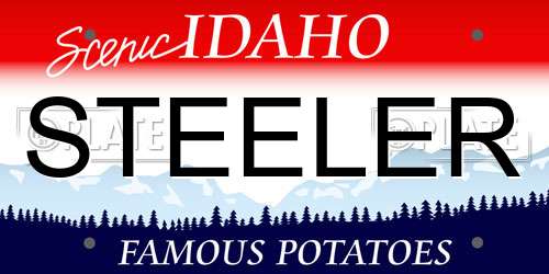 STEELER Idaho License Plate
