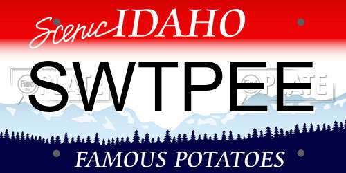 SWTPEE Idaho License Plate